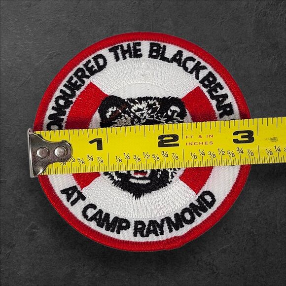 Camp Raymond AZ BSA “I Conquered the Black Bear Swim” Patch – Boy Scouts - Picture 4 of 4